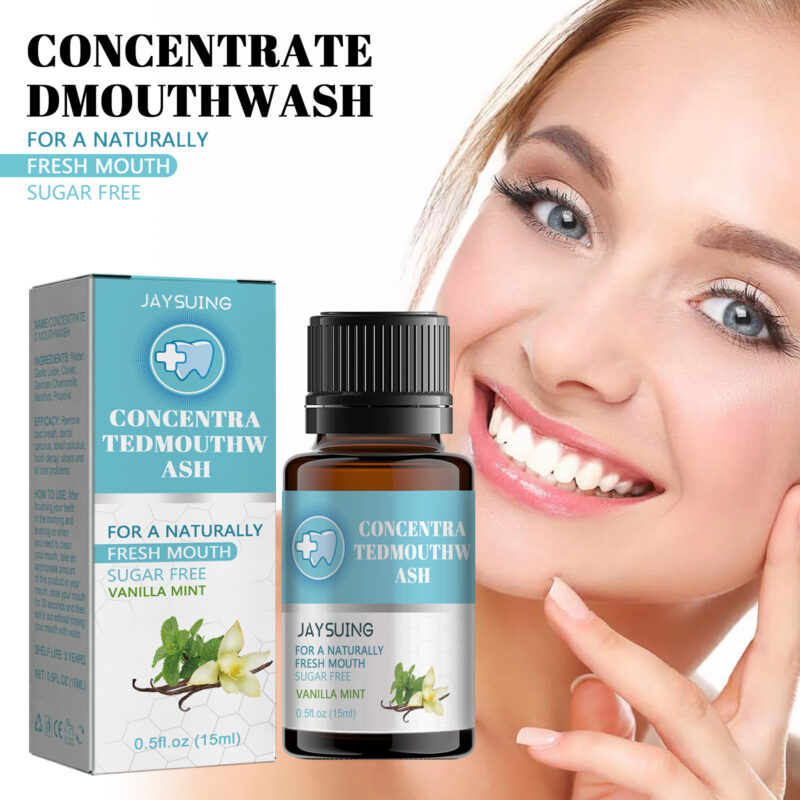 Natural Oral Care Mouthwash - Fresh Breath Support & Stain Reduction - Image 2