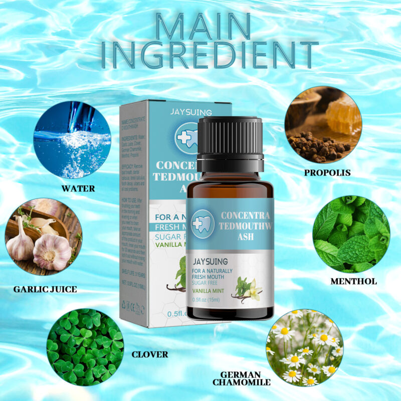 Natural Oral Care Mouthwash - Fresh Breath Support & Stain Reduction - Image 5