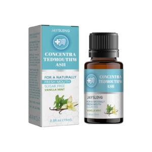 Natural Oral Care Mouthwash for Fresh Breath Support and Stain Reduction