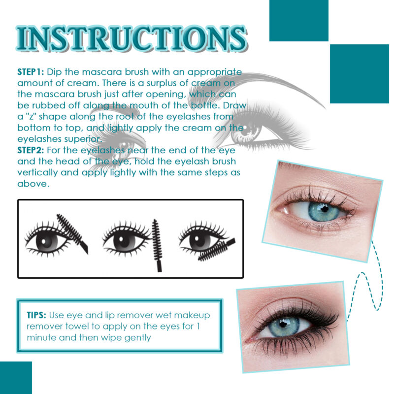 Mascara Cream for Long Thick Curling Lashes with Natural Hold - Image 6