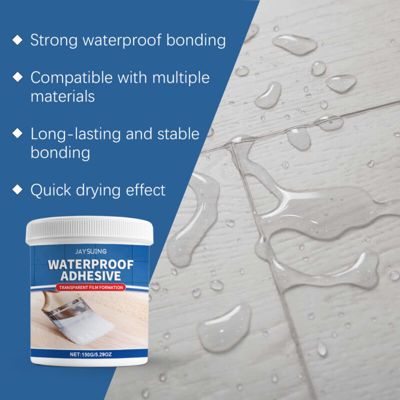 Transparent Waterproof Adhesive for Exterior Wall and Roof Tile Repair - Fast Drying - Image 3