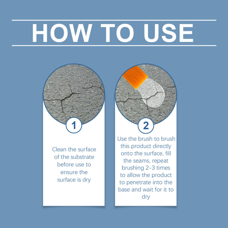 Transparent Waterproof Adhesive for Exterior Wall and Roof Tile Repair - Fast Drying - Image 6