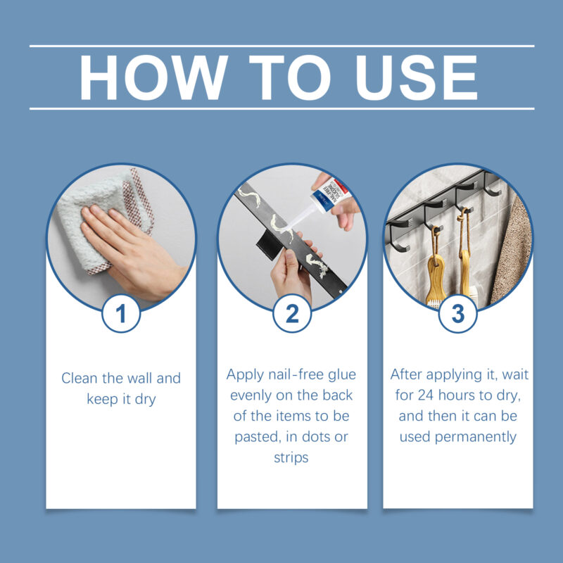 Nail-Free Silicone Sealant | Strong Water-Resistant Household Adhesive - Image 6