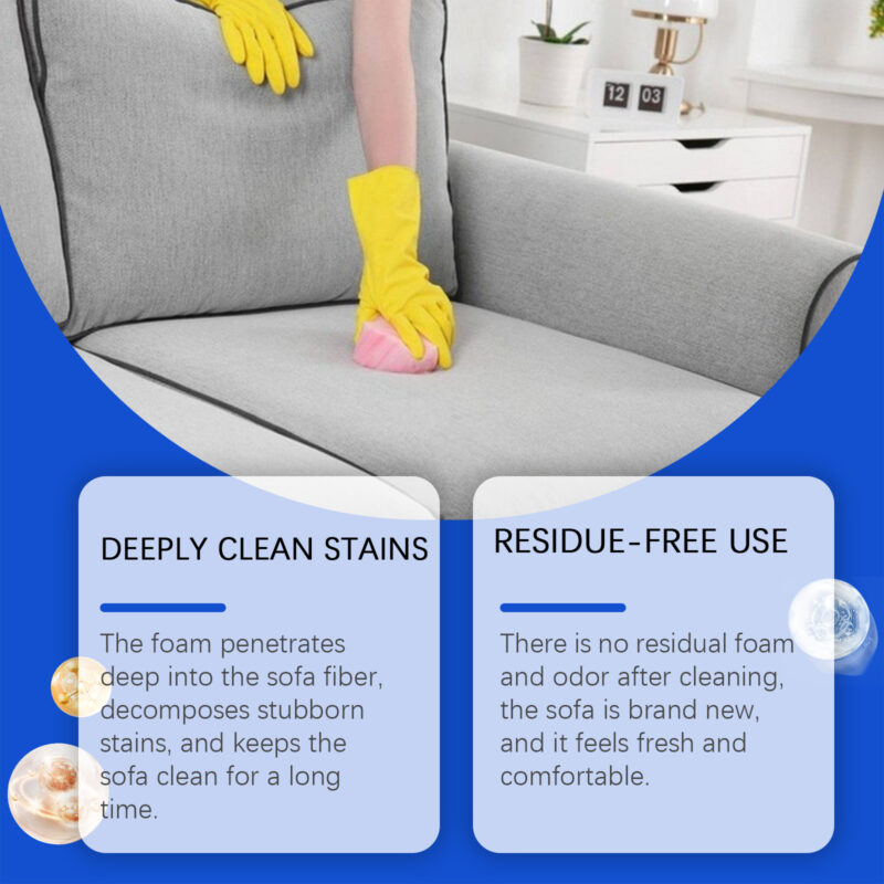 Fabric Sofa Foam Cleaner - Curtain Mattress Stain Remover - Image 4