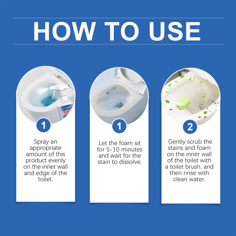 Toilet Foam Cleaner - Stain Remover & Deodorizing Cleaner - Image 6