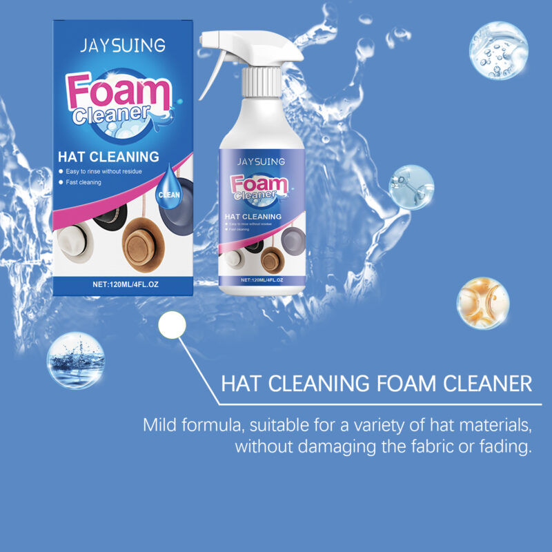 Hat Foam Cleaner - Dry Cleaning Spray for Stain and Odor Removal - Image 4