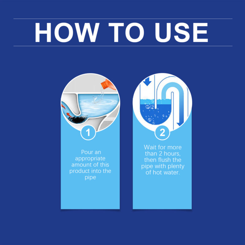 Kitchen Drain Cleaner, Pipe Grease Dissolver and Blockage Remover - Image 5