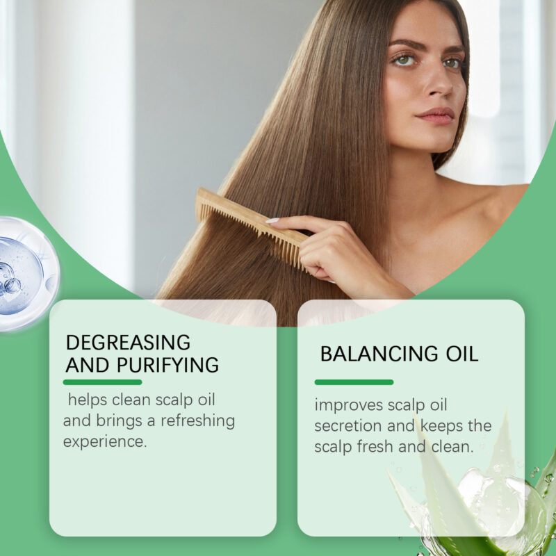 Balancing Shampoo for Oily Scalp and Dry Hair with Moisturizing Care - Image 4