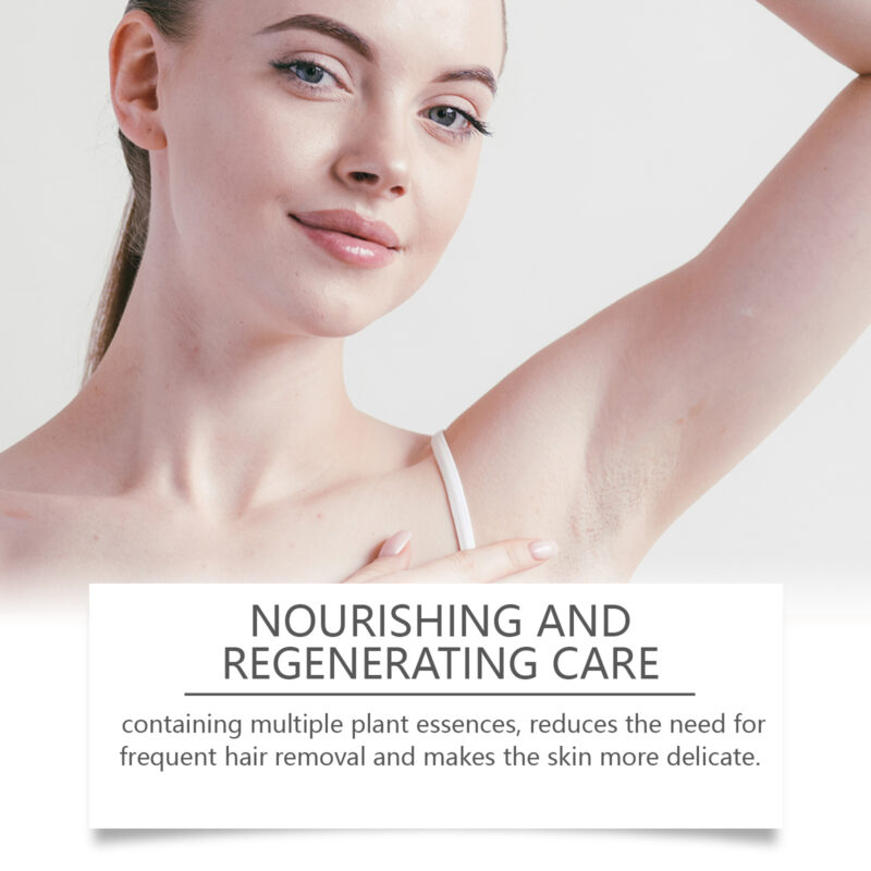 Gentle Body Hair Removal Cream, Smooth Skin-Friendly Care for Hands & Legs - Image 4