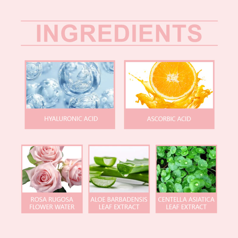 Rose Moisturizing Essence | Hydrating Nourishing Facial Serum with Plant-Based Ingredients - Image 5
