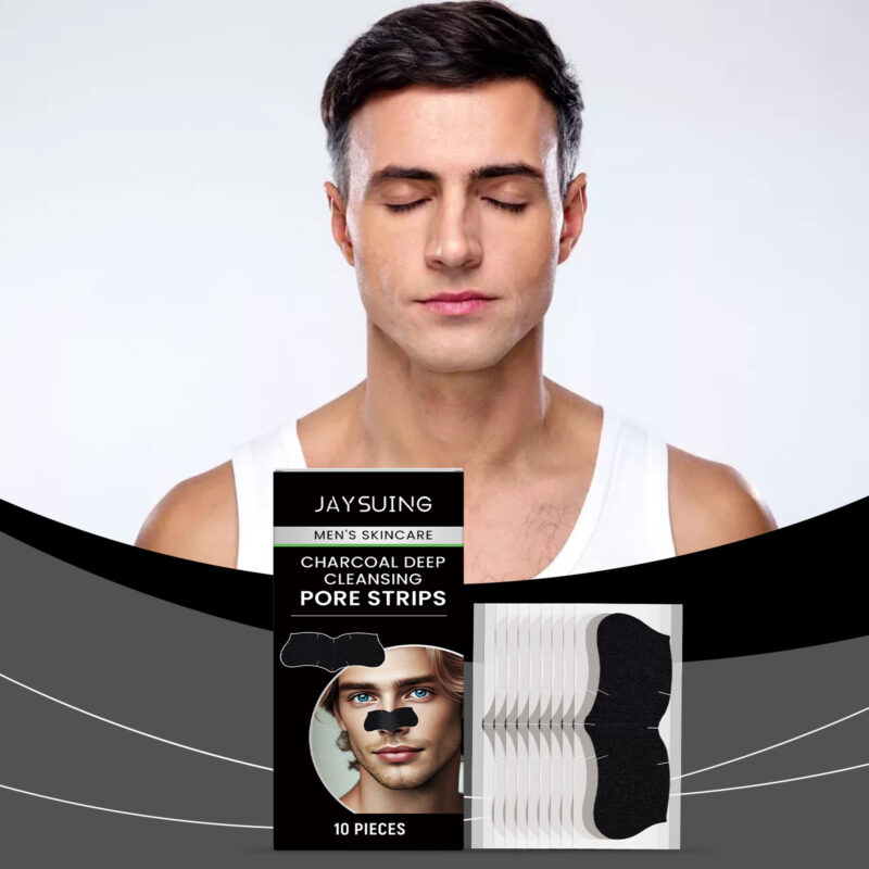 Men's Blackhead Pore Patch - Oil Absorbing, Gentle Nose Care - Image 2