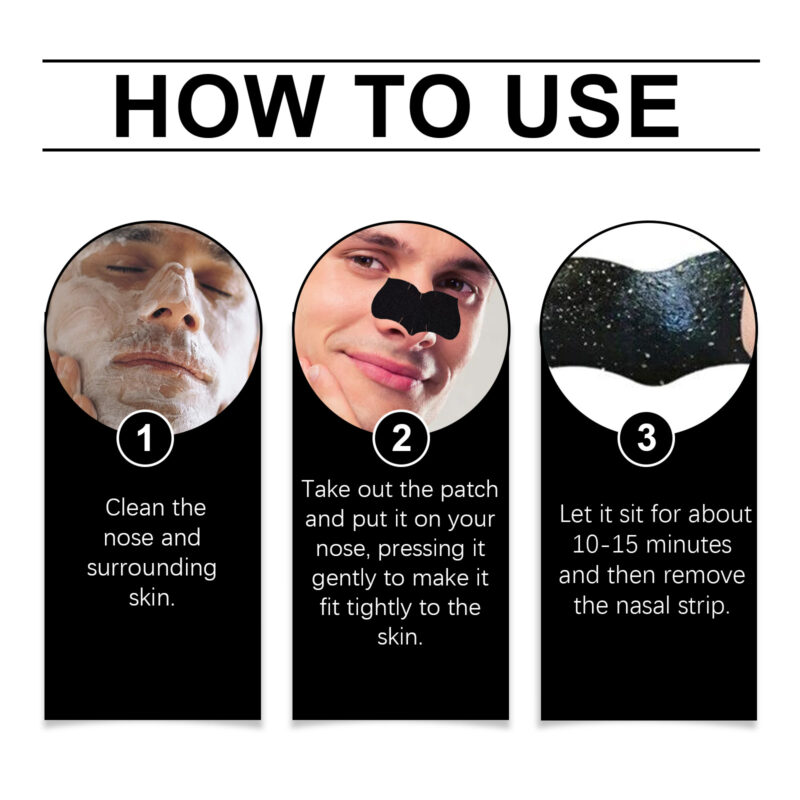 Men's Blackhead Pore Patch - Oil Absorbing, Gentle Nose Care - Image 6