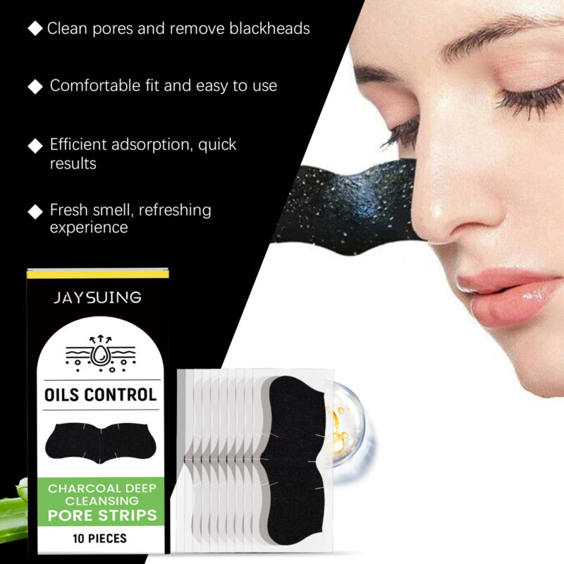 Charcoal Nasal Patch: Blackhead Removal, Pore-Clearing & Tightening - Image 3