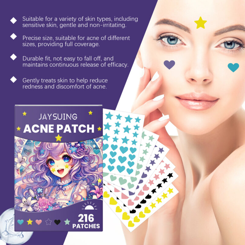 Color Acne Face Patches for Daily Care - Comfort-Smooth Skin Solution - Image 4