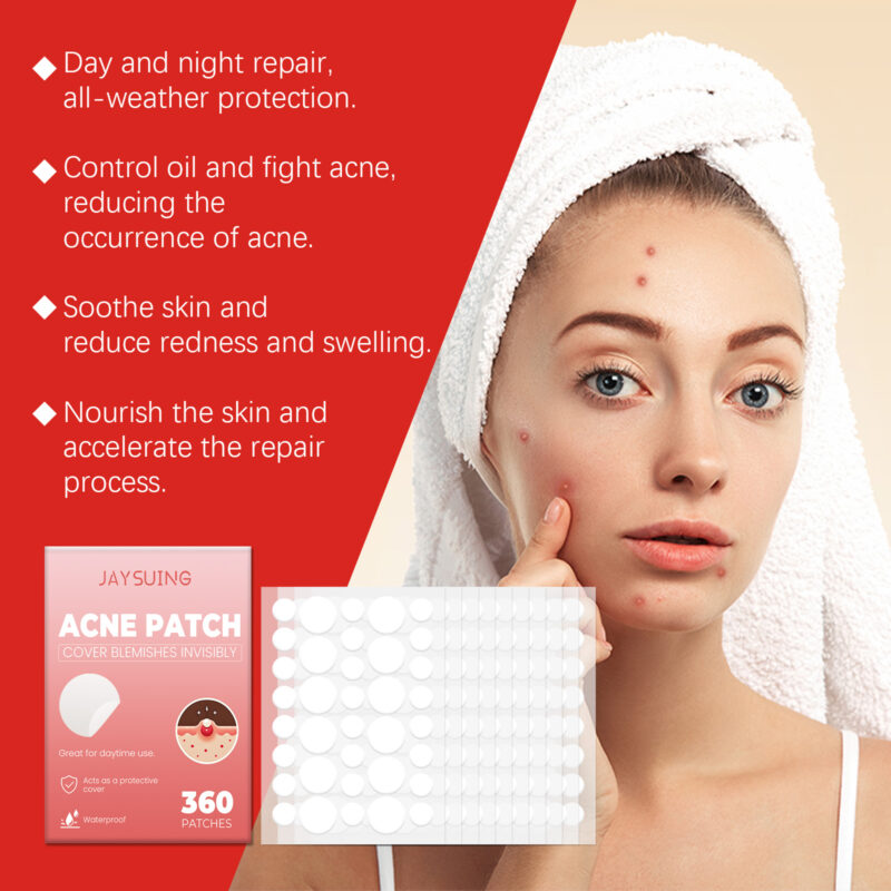 Semi-Transparent Acne Patches - Gentle, Breathable & Waterproof for Daily Use - Image 3