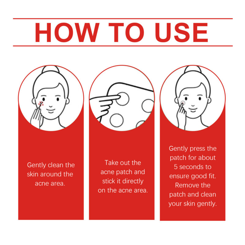 Semi-Transparent Acne Patches - Gentle, Breathable & Waterproof for Daily Use - Image 6
