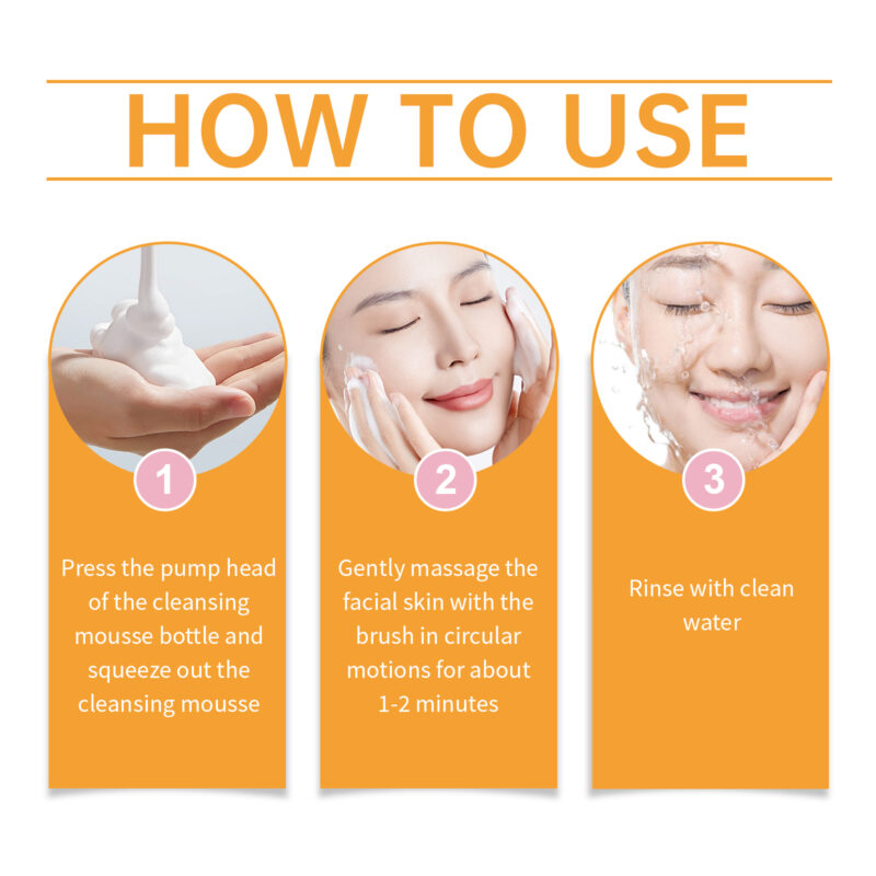 Turmeric Cleansing Mousse - Gentle Moisturizing Facial Cleanser - Image 5