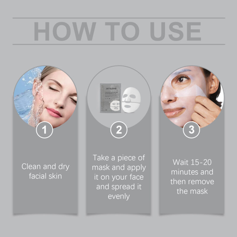 Collagen Mask Bag, Gently Cleanses Skin, Balances Oil & Purifies Pores - Image 6