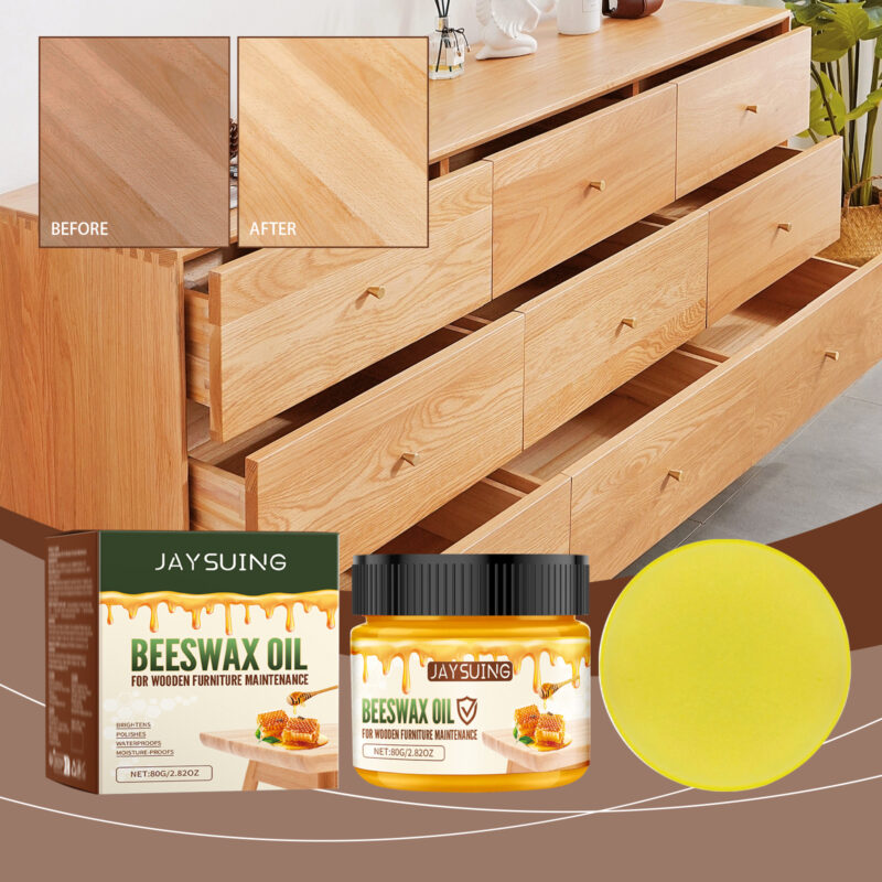 Wood Furniture Beeswax Oil | Moisturizing Treatment to Restore Natural Shine - Image 2