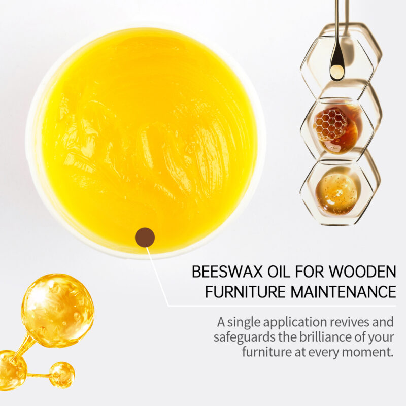 Wood Furniture Beeswax Oil | Moisturizing Treatment to Restore Natural Shine - Image 4