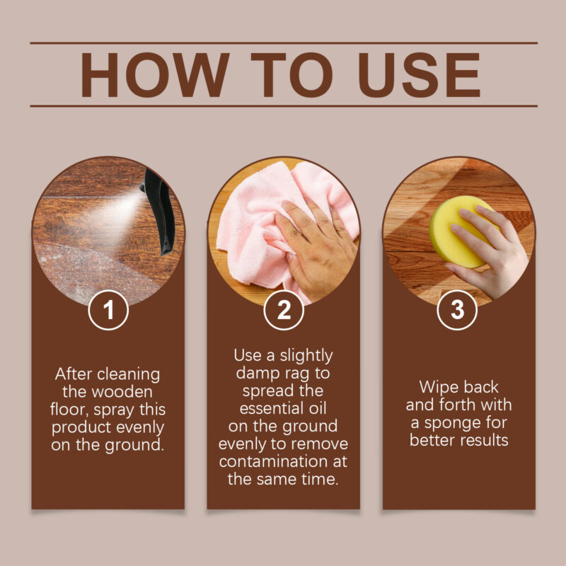 Natural Wood Floor Essential Oil Spray - Moisturizes & Cleans - Image 6