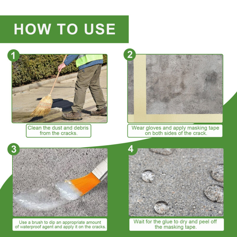 Transparent Waterproof Adhesive - Versatile Roof Tile & Wall Sealant - Image 6