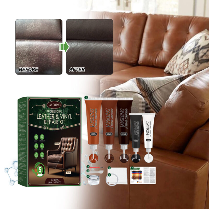 Leather Restoration Kit for Sofa, Bags & Anti-Cracking Care - Image 3