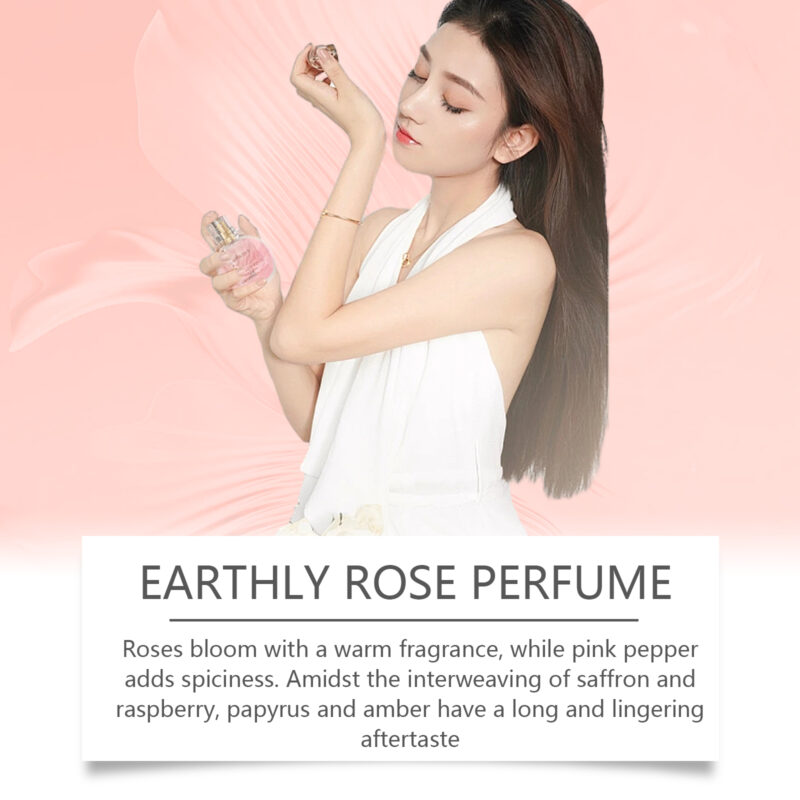 Earthly Rose Perfume - Light Natural Oriental Fragrance for Women - Image 4