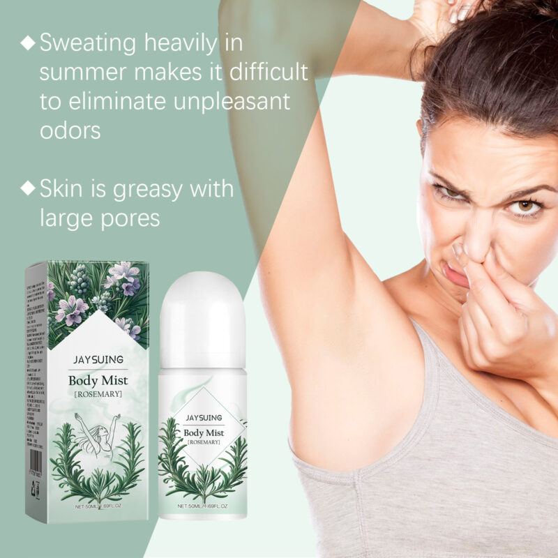 Rosemary Roll-On Deodorant | Long-Lasting Hydration, Water-Oil Balance - Image 4