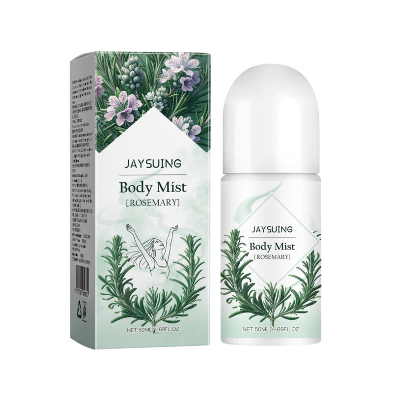 Rosemary Roll-On Deodorant for Long-Lasting Hydration and Water-Oil Balance
