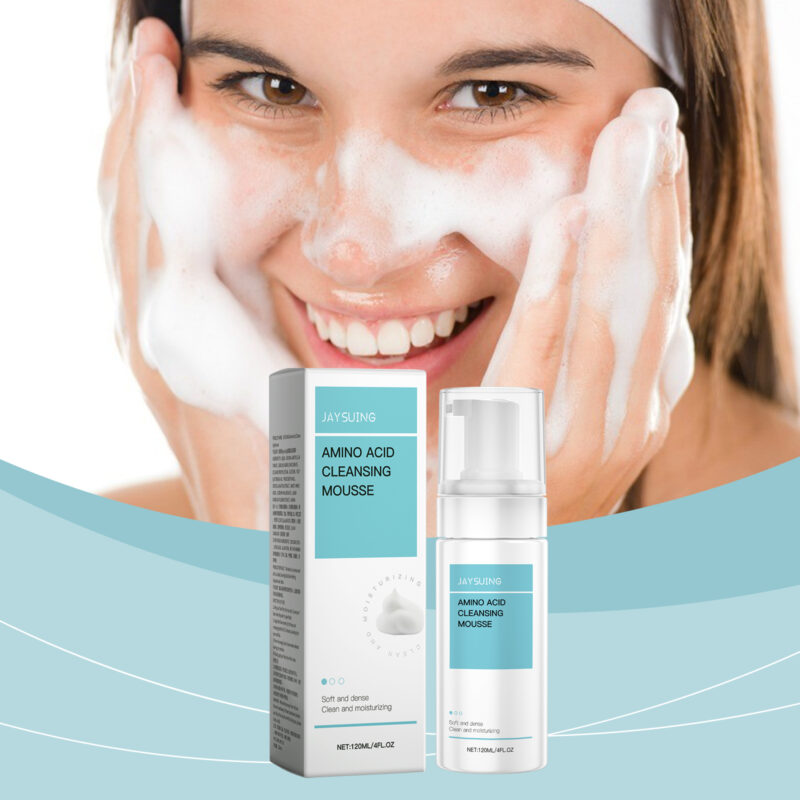 Amino Acid Cleanser Mousse - Gentle Hydrating Moisturizing Face Wash - Image 2