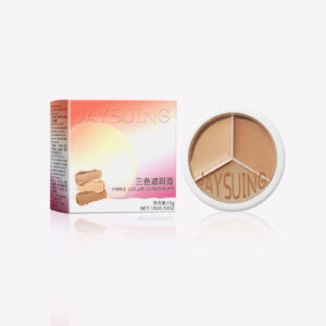 Three-Color Concealer for Natural Coverage of Blemishes