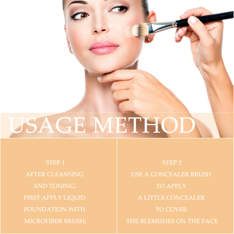 2-in-1 Foundation Concealer | Natural Long-Lasting Coverage, Minimize Pores - Image 6