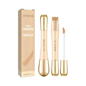 2-in-1 Foundation Concealer with Natural Long-Lasting Coverage and Minimized Pores