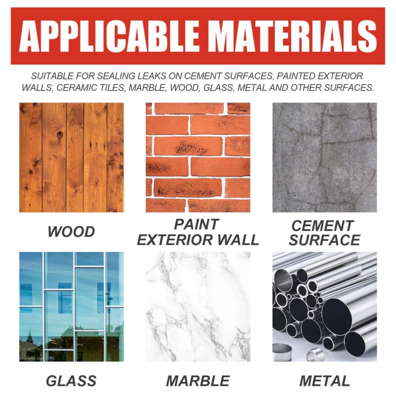 Transparent Waterproof Glue (300g) for Roof, Bathroom, Kitchen & Wall Leak Repair - Image 4