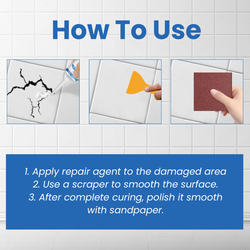 Tile Repair Glue - Quick Dry Multi-Surface Repair Paste - Image 5