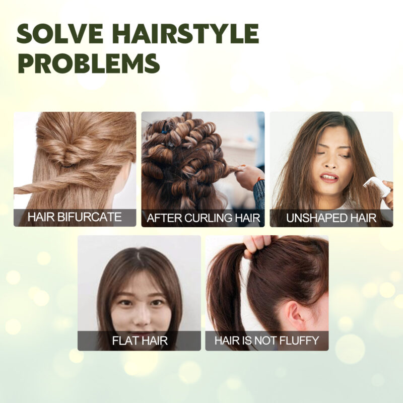 Fluffy Curl Styling Mousse, Anti-Frizz Moisturizing Foam for Curly Hair - Image 4