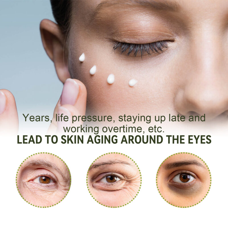 Hydrating Peptide Eye Cream for Tightening Skin, Fine Lines & Dark Circles - Image 3