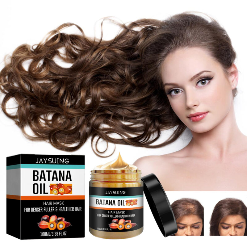 Batana Solid Hair Mask for Damaged Dyed Permed Hair - Moisturizing Repair Treatment - Image 2