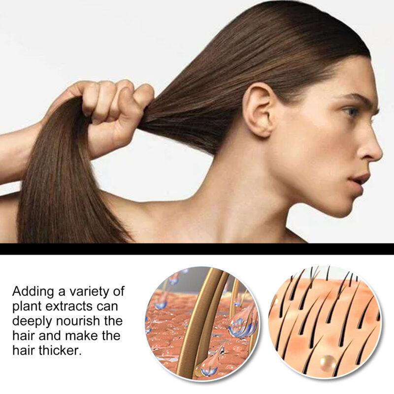 Batana Solid Hair Mask for Damaged Dyed Permed Hair - Moisturizing Repair Treatment - Image 4