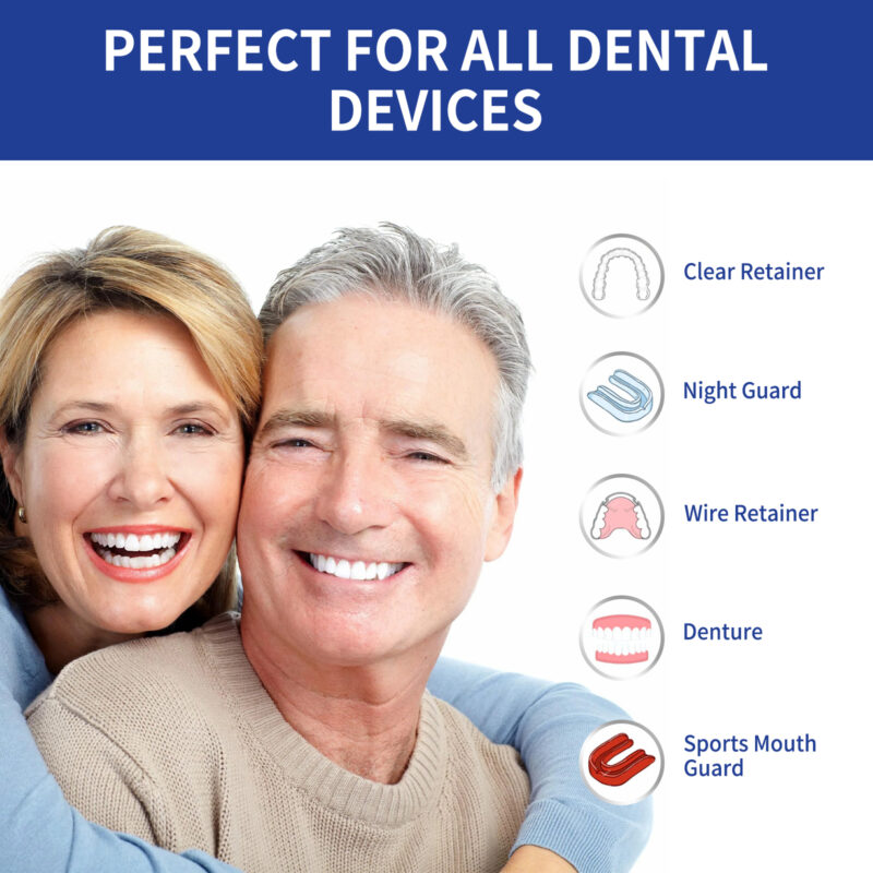 Denture Cleaning Tablets for Fresh Breath, Stain & Plaque Removal - Image 4