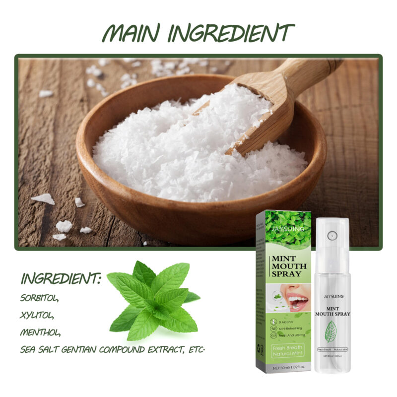 Portable Minty Breath Freshening Spray - Remove Odors, Maintain Freshness - Image 5