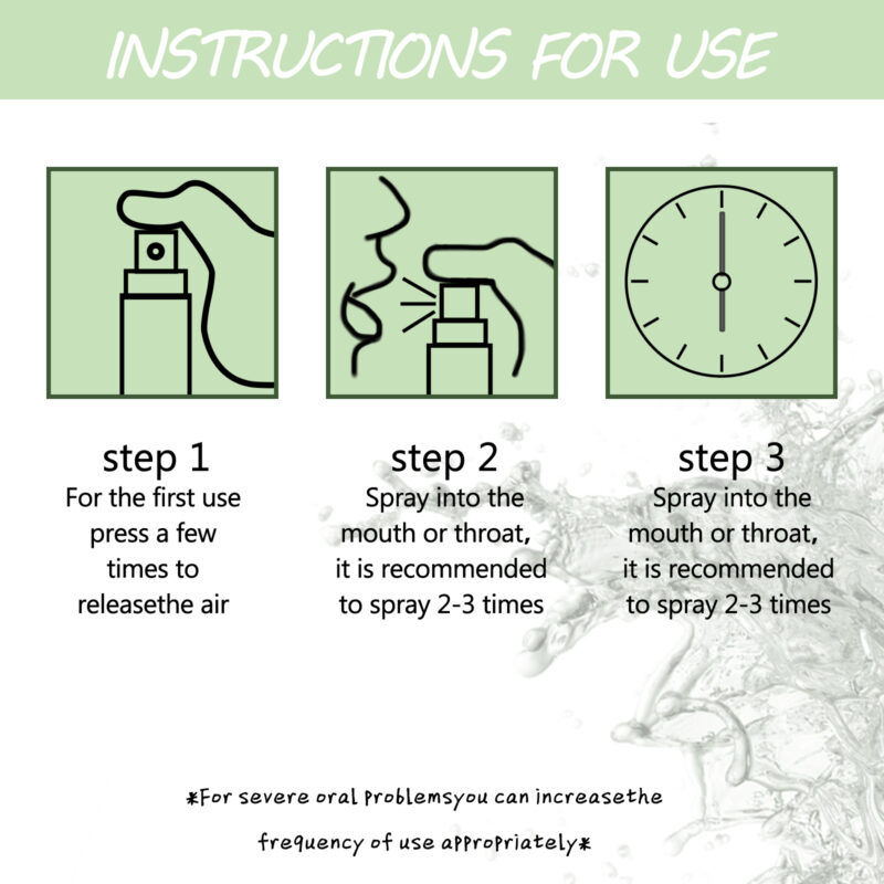 Portable Minty Breath Freshening Spray - Remove Odors, Maintain Freshness - Image 6