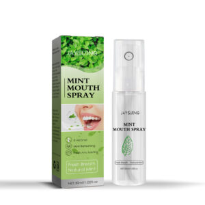 Portable Minty Breath Freshening Spray to Remove Odors and Maintain Freshness