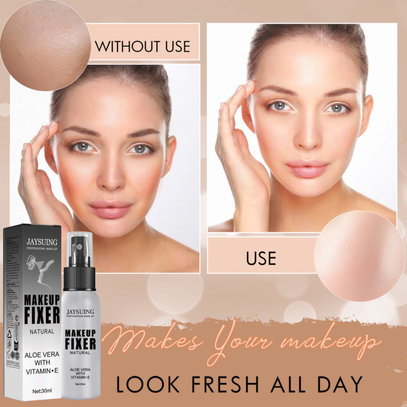 Waterproof Setting Spray with Refreshing Mist - Non-Peeling Formula - Image 3