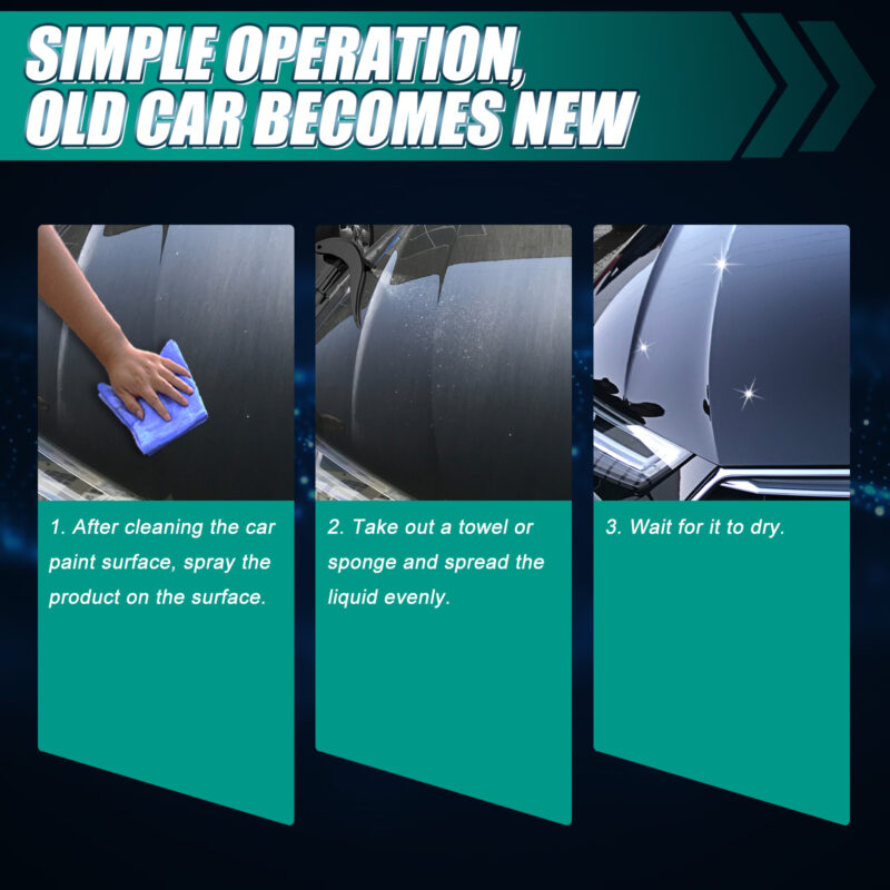 Car Coating Spray (120ml) - Dust-Resistant Protective Spray for Auto Detailing & Paint Gloss - Image 5