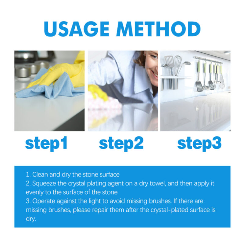 Stone Crystal Coating: Countertop Scratch Repair & Surface Protection - Image 6