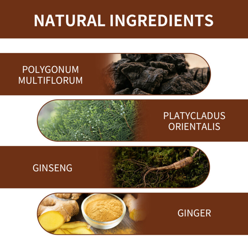 Polygonum Multiflorum Natural Repair Shampoo: Moisturizing & Smoothing for Natural Black Hair - Image 5