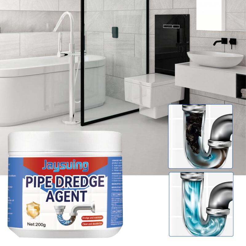 Pipe Cleaner Drain Unclogger and Natural Deodorizer for Kitchen and Bathroom