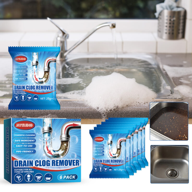 Natural Drain Cleaner Powder for Toilet & Kitchen - Deodorizing Pipe Maintenance - Image 2